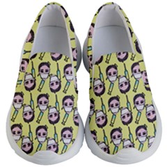 Doctor Pattern Kids Lightweight Slip Ons by snowwhitegirl