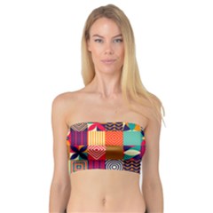 Geometric Mosaic Bandeau Top by designsbymallika