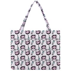 Doctor Pattern White Mini Tote Bag by snowwhitegirl