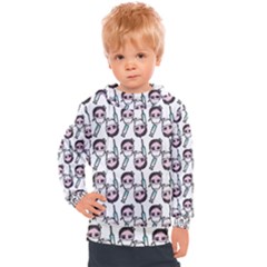 Doctor Pattern White Kids  Hooded Pullover by snowwhitegirl