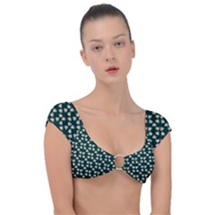 Darla Teal Cap Sleeve Ring Bikini Top by snowwhitegirl