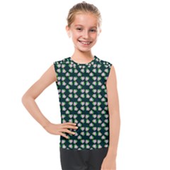 Darla Teal Kids  Mesh Tank Top by snowwhitegirl