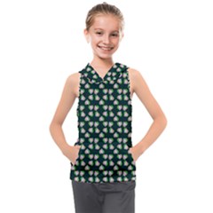 Darla Teal Kids  Sleeveless Hoodie by snowwhitegirl