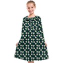 Darla Teal Kids  Midi Sailor Dress View1