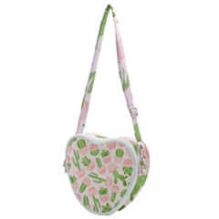 Cactus Pattern Heart Shoulder Bag