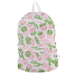 Cactus Pattern Foldable Lightweight Backpack by designsbymallika