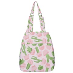 Cactus Pattern Center Zip Backpack by designsbymallika