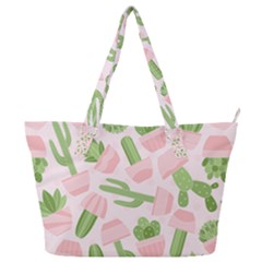 Cactus Pattern Full Print Shoulder Bag by designsbymallika