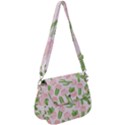 Cactus Pattern Saddle Handbag View1