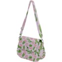 Cactus Pattern Saddle Handbag View2