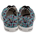 Braids Doll Daisies Blue Men s Low Top Canvas Sneakers View4