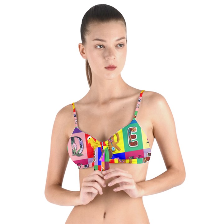 Cool (32) Tie Up Cut Bikini Top