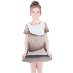 New Art Infliction Logo Kids  Simple Cotton Dress