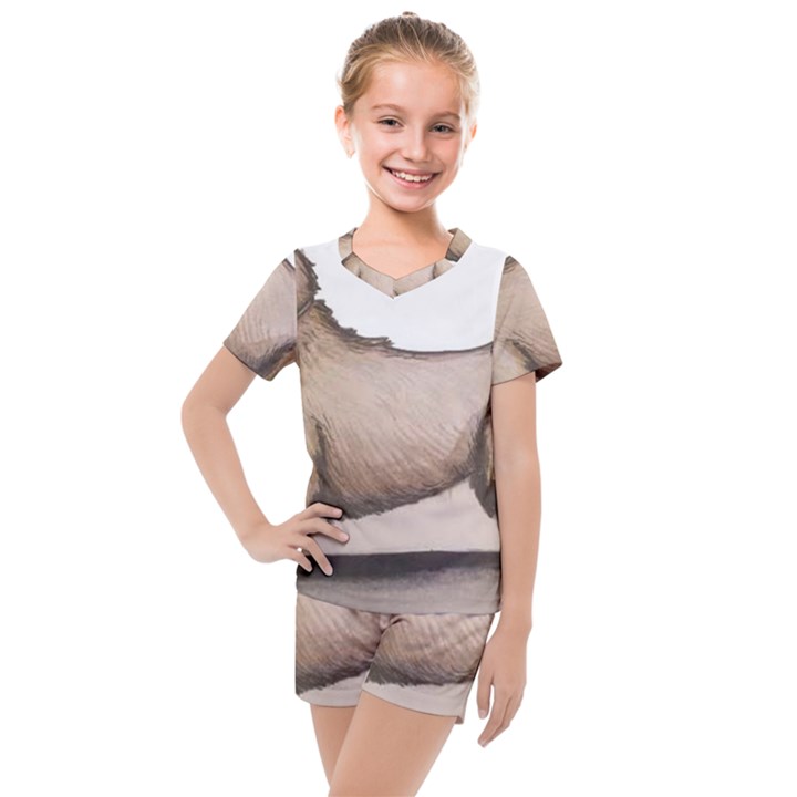 New Art Infliction Logo Kids  Mesh Tee and Shorts Set