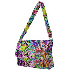 Colorful Paint Texture                                                    Full Print Messenger Bag by LalyLauraFLM