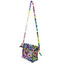 Colorful paint texture                                                    Folding Shoulder Bag View2