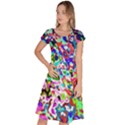 Colorful paint texture                                                      Classic Short Sleeve Dress View1