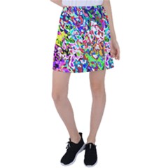 Colorful Paint Texture                                                        Tennis Skirt