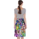 Colorful paint texture                                                Midi Beach Skirt View2