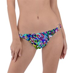 Colorful Paint Texture                                                    Ring Detail Bikini Bottom by LalyLauraFLM