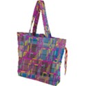 Colorful shapes texture                                                 Drawstring Tote Bag View1