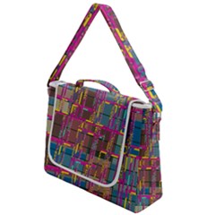 Colorful Shapes Texture                                              Box Up Messenger Bag