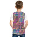 Colorful shapes texture                                                       Kids  Basketball Tank Top View2