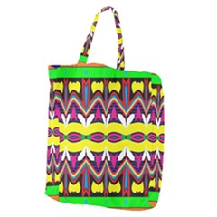 Colorful Shapes                                               Giant Grocery Zipper Tote by LalyLauraFLM