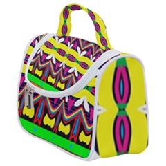 Colorful Shapes                                                Satchel Handbag by LalyLauraFLM