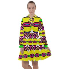 Colorful Shapes                                                     All Frills Chiffon Dress