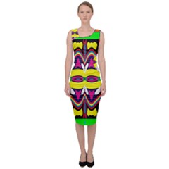 Colorful Shapes                                                     Sleeveless Pencil Dress