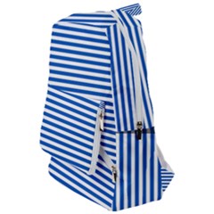 Classic Marine Stripes Pattern, Retro Stylised Striped Theme Travelers  Backpack by Casemiro