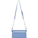 Classic marine stripes pattern, retro stylised striped theme Mini Crossbody Handbag View2