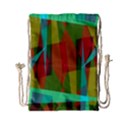 Rainbow colors palette mix, abstract triangles, asymmetric pattern Drawstring Bag (Small) View2