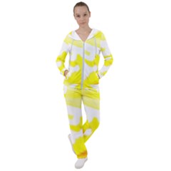 Golden Yellow Rose Women s Tracksuit by Janetaudreywilson