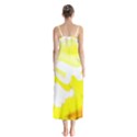 Golden Yellow Rose Button Up Chiffon Maxi Dress View2