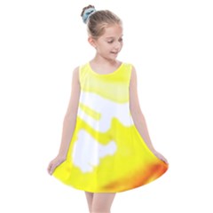 Golden Yellow Rose Kids  Summer Dress by Janetaudreywilson