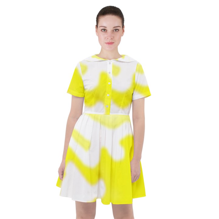 Golden Yellow Rose Sailor Dress