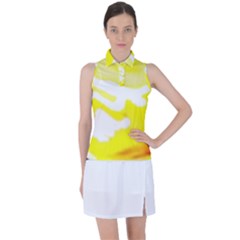 Golden Yellow Rose Women s Sleeveless Polo Tee by Janetaudreywilson