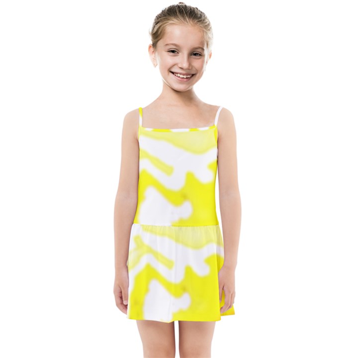 Golden Yellow Rose Kids  Summer Sun Dress