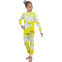 Golden Yellow Rose Kids  Long Sleeve Set  View1