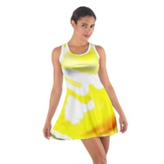 Golden Yellow Rose Cotton Racerback Dress