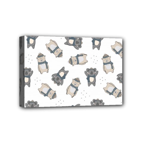 Cute Seamless Pattern With Koala Panda Bear Mini Canvas 6  X 4  (stretched) by Amaryn4rt