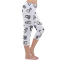 Cute Seamless Pattern With Koala panda Bear Capri Yoga Leggings View3