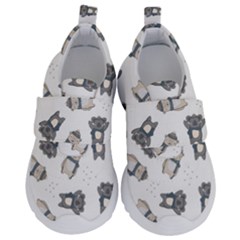 Cute Seamless Pattern With Koala Panda Bear Kids  Velcro No Lace Shoes by Amaryn4rt