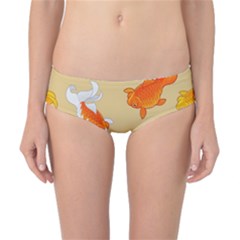 Gold Fish Seamless Pattern Background Classic Bikini Bottoms by Amaryn4rt