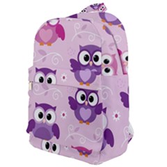 Seamless Cute Colourfull Owl Kids Pattern Classic Backpack by Amaryn4rt