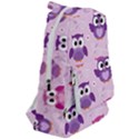 Seamless Cute Colourfull Owl Kids Pattern Travelers  Backpack View2