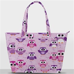 Seamless Cute Colourfull Owl Kids Pattern Back Pocket Shoulder Bag  by Amaryn4rt