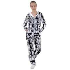 Graffiti Spray Can Characters Seamless Pattern Women s Tracksuit by Amaryn4rt